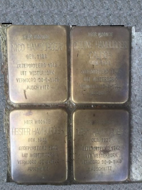 Stolpersteine Rubensstraat 56-huis #2