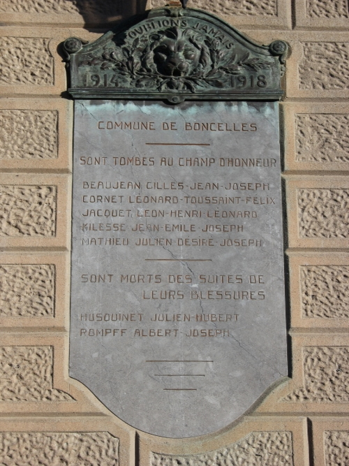 Gedenktekens Oorlogsslachtoffers Boncelles #3