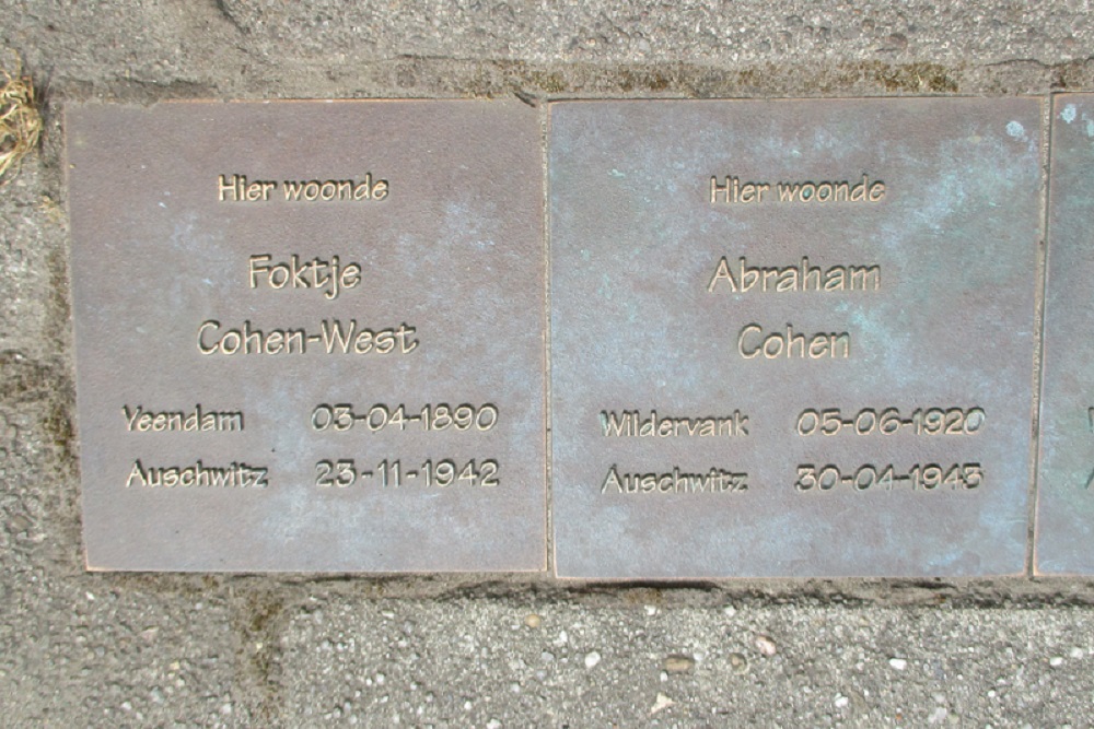 Memorial Stones Nijverheidsstraat 92 #2