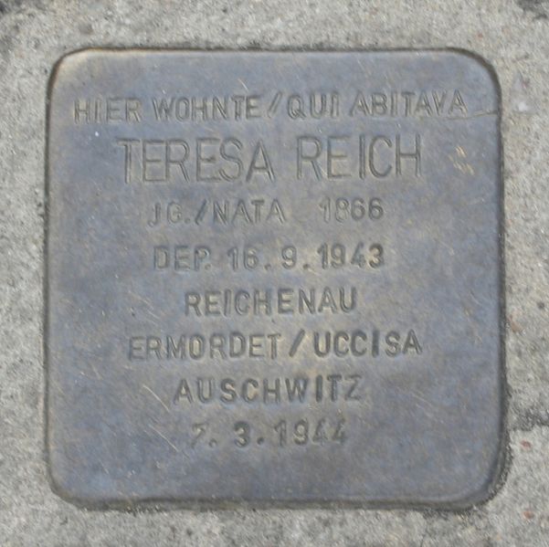 Stolperstein Via Roma 44