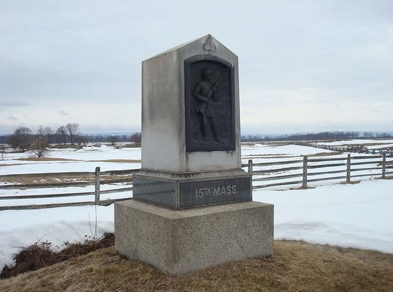 Monument 15th Massachusetts Volunteer Infantry Regiment #1