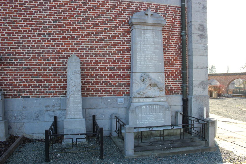 War Memorial Wambeek and Memorial Pte. Brown #1