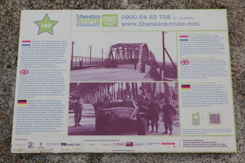 Liberation Route Marker 123: The John S. Thompson Bridge #3