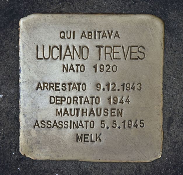 Stolpersteine Via Federico Campana 18 #1