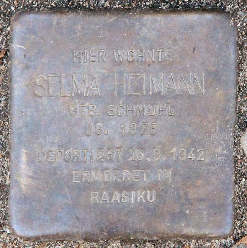 Stolperstein Helmstedter Straße 11