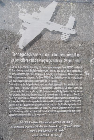 Monument Vliegtuigcrash 28 Juli 1944 Ramskapelle #3