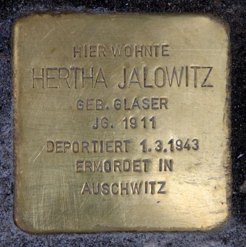 Stumbling Stones Danziger Straße 92 #2
