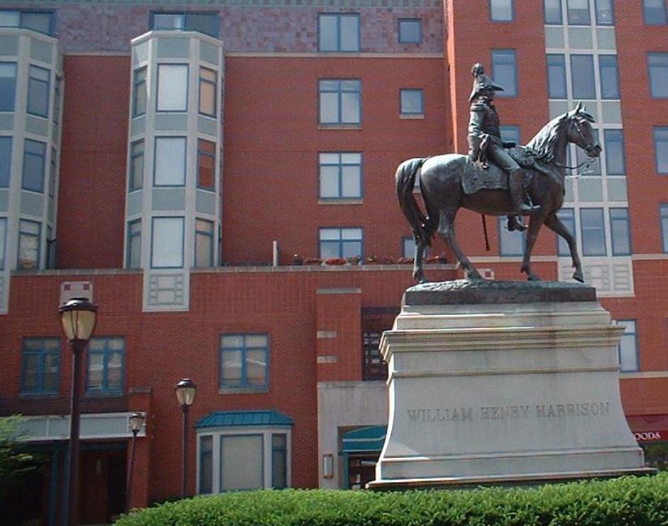 Equistrian Statue of William Henry Harrison #1