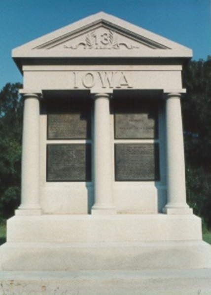 21st, 22nd and 23rd Iowa Infantry (Union) Monument #1