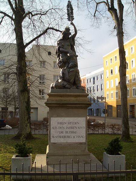 Monument Frans-Duitse Oorlog Wasserburg en Haag