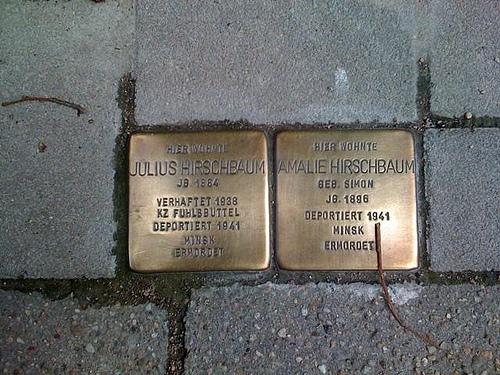 Stolpersteine Rothenbaumchaussee 34