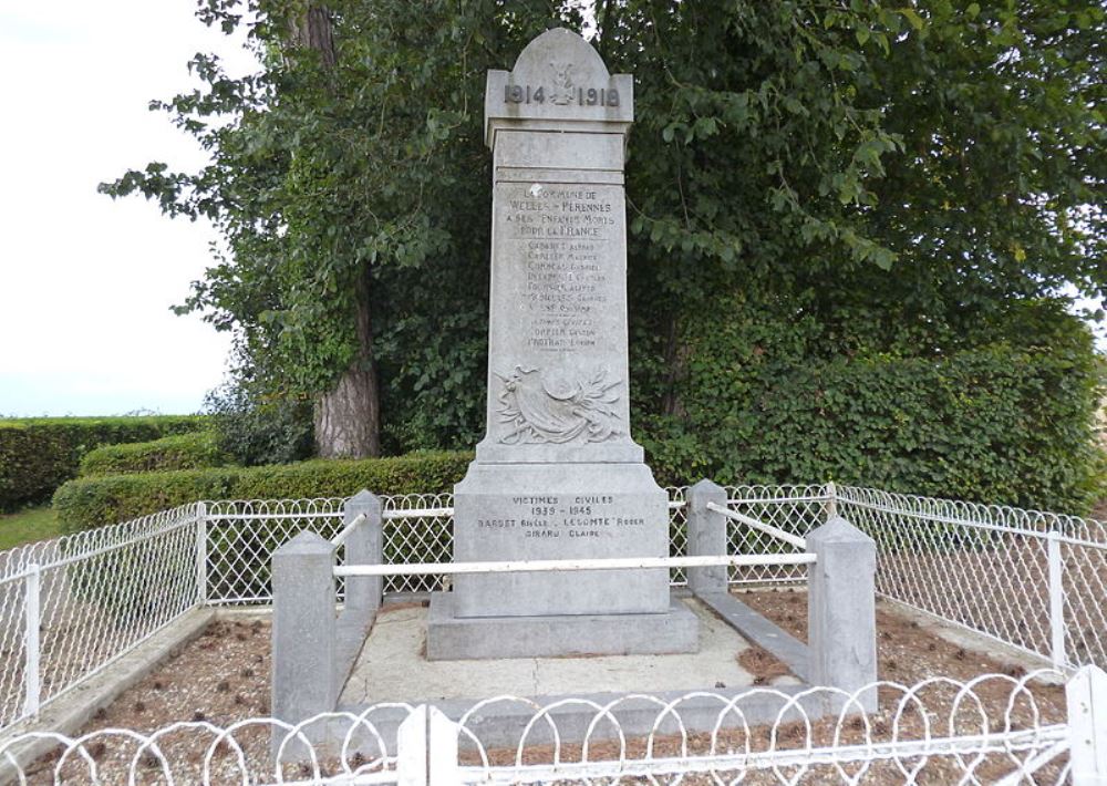 Oorlogsmonument Welles-Prennes