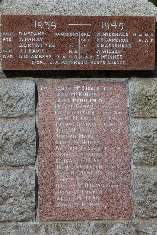 Oorlogsmonument Kinlochleven #4