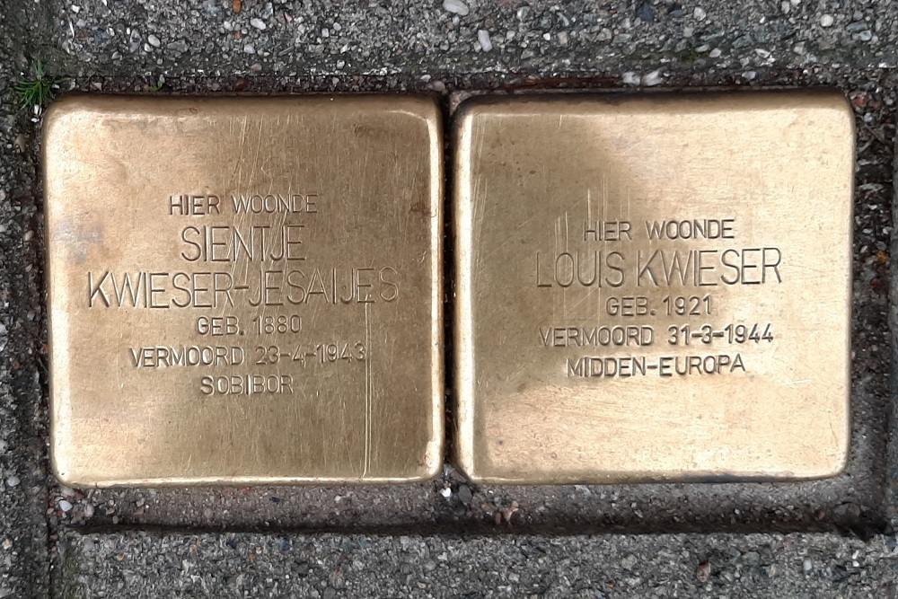 Stolpersteine Havikstraat 15 hs