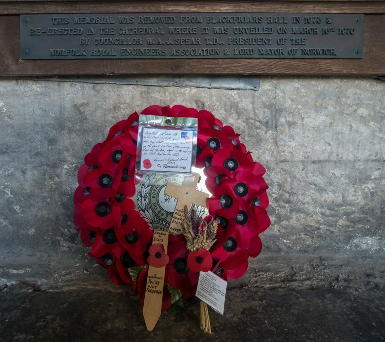 War Memorial Norwich Cathedral - Royal Engineers #2