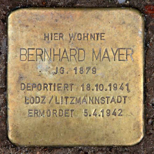 Stumbling Stones Münchener Straße 16 #2