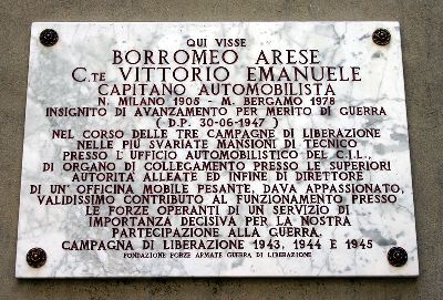 Gedenkteken Vittorio Emanuele Borromeo Arese