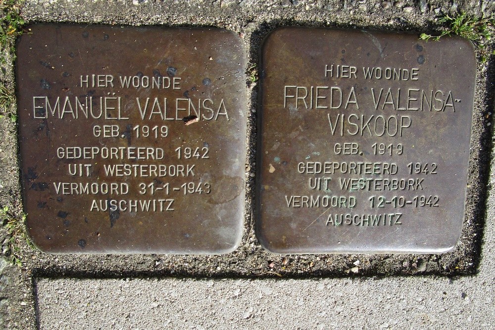 Stolpersteine Transvaalstraat 92 #1