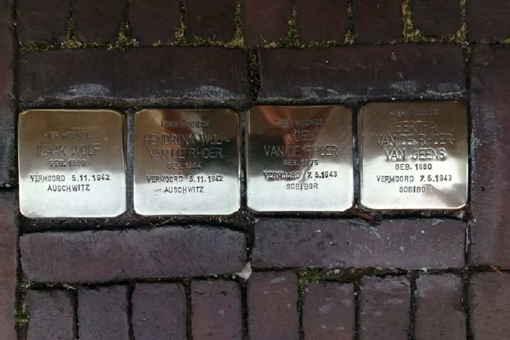 Stolpersteine Hoofdstraat 92 #1