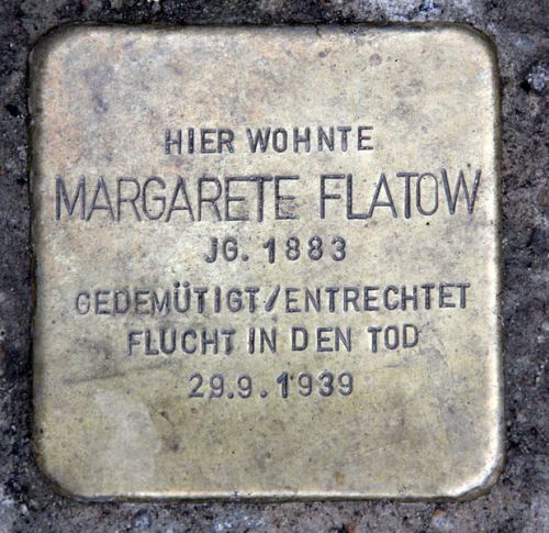 Stumbling Stones Landshuter Straße 33 #3