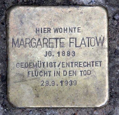 Stolpersteine Landshuter Strae 33 #3