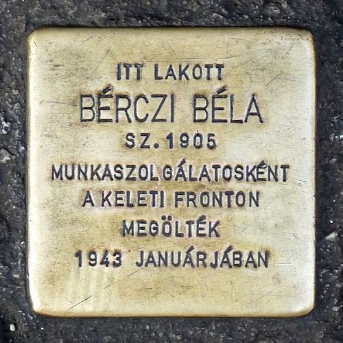 Stolperstein Bthory utca 24 #1