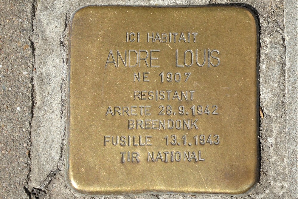 Stumbling Stone Rue Emile Claus 39 #1