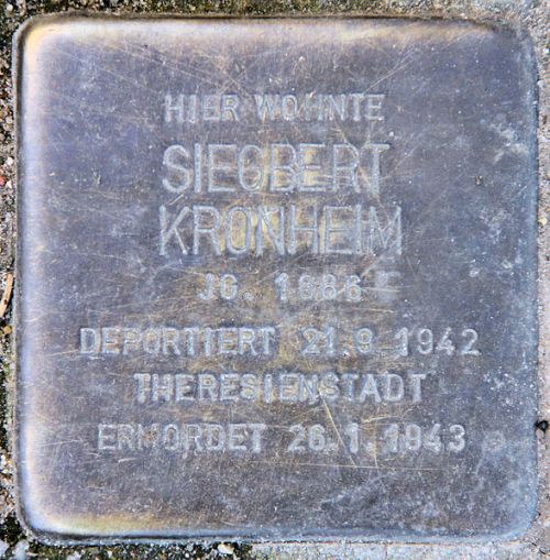 Stolpersteine Schillerstraße 13 #2