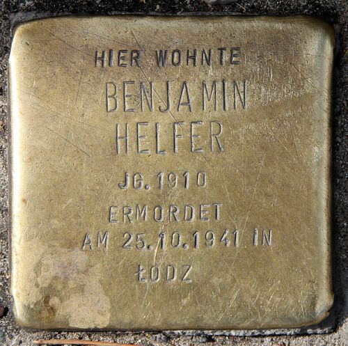 Stumbling Stone Schlesische Straße 25 #1