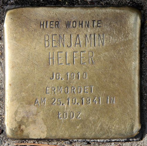 Stolperstein Schlesische Strae 25 #1