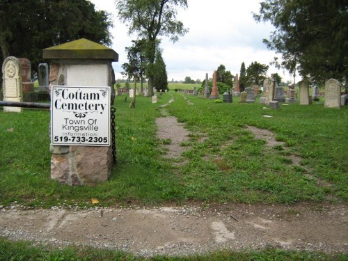 Oorlogsgraven van het Gemenebest Cottam Cemetery