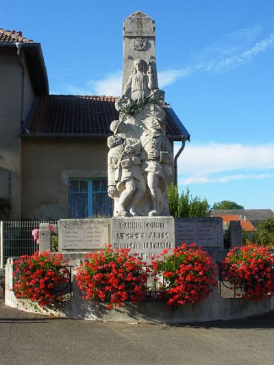Monument Eerste Wereldoorlog Bannoncourt