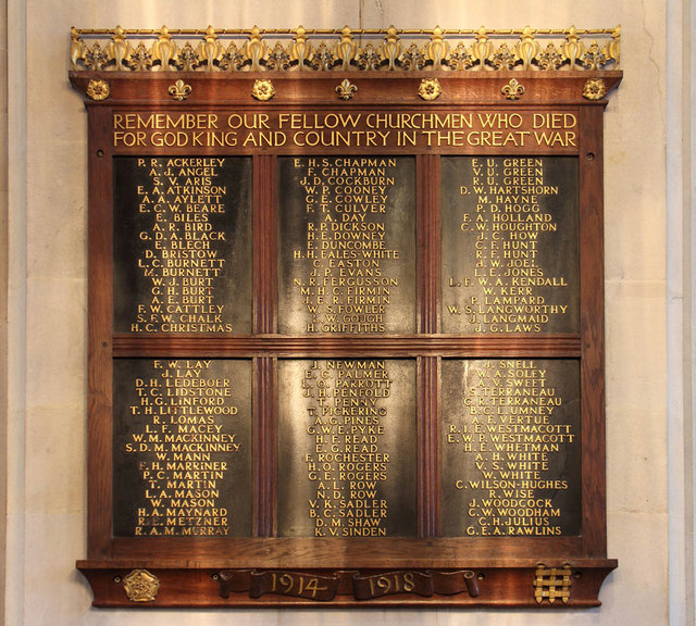 War Memorial St. Mary Magdalene Church