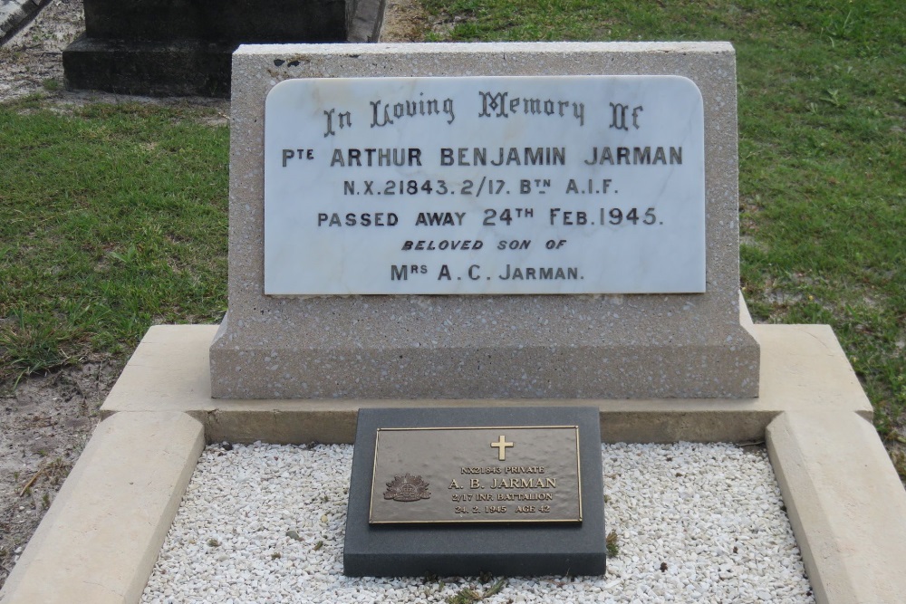 Commonwealth War Grave East Ballina Cemetery