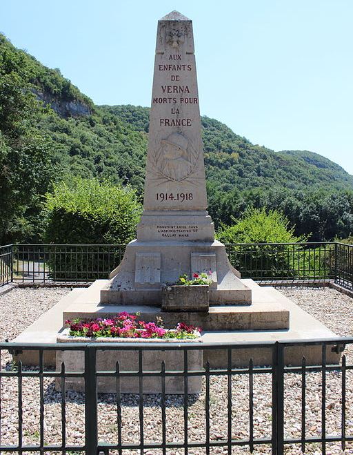 Oorlogsmonument Vernas