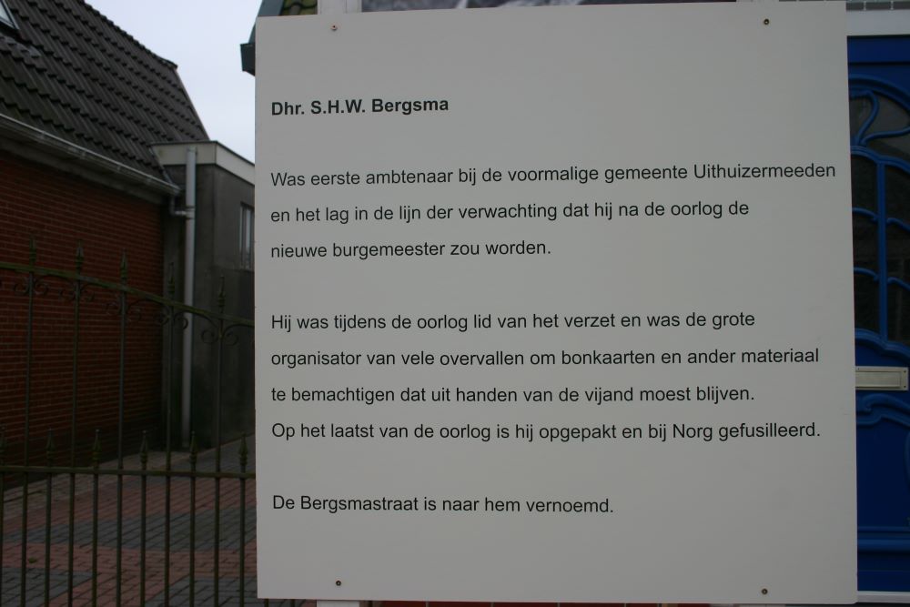Stumbling Stone Bergsmastraat 16 #3