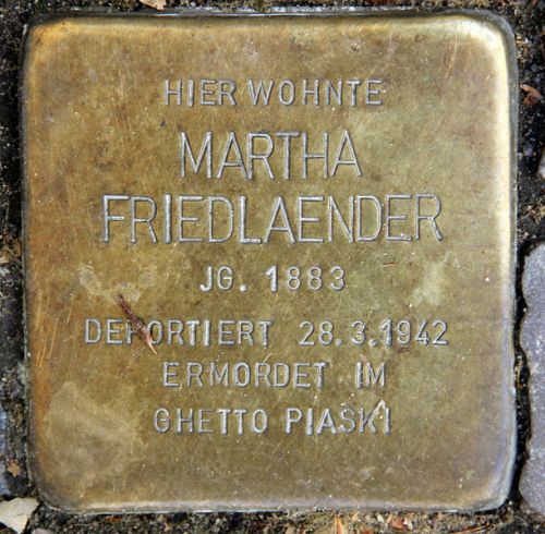 Stolpersteine Danckelmannstrae 44 #5