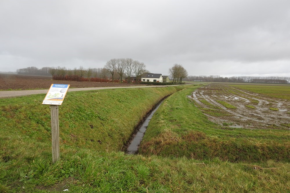 Bord Bevrijdingsroute Horenhilsedijk #1