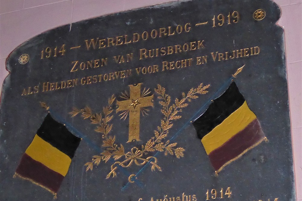 Gedenkteken Eerste Wereldoorlog Ruisbroek #3