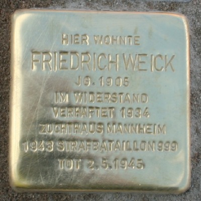 Stumbling Stone Turnerstraße 41 #2
