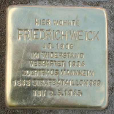 Stolperstein Turnerstrae 41 #2