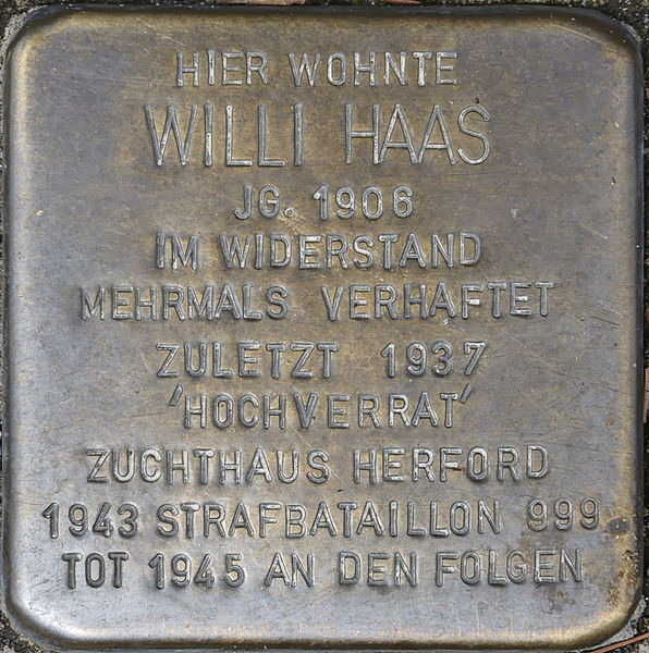 Stumbling Stone Friedrich-Ebert-Straße 32