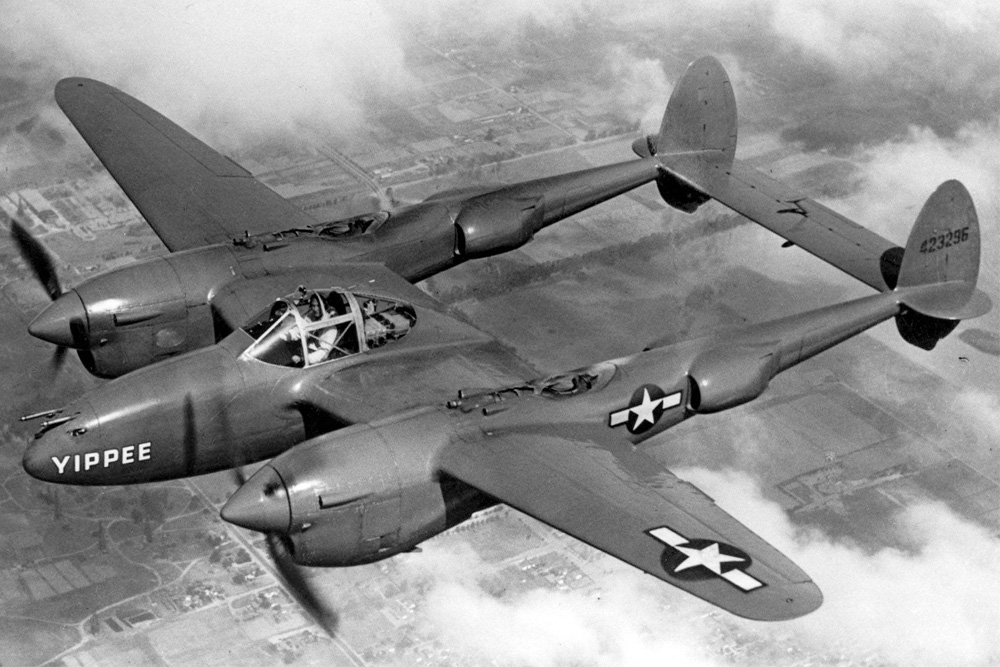Crashlocatie P-38J-15-LO Lightning 42-104355 #1