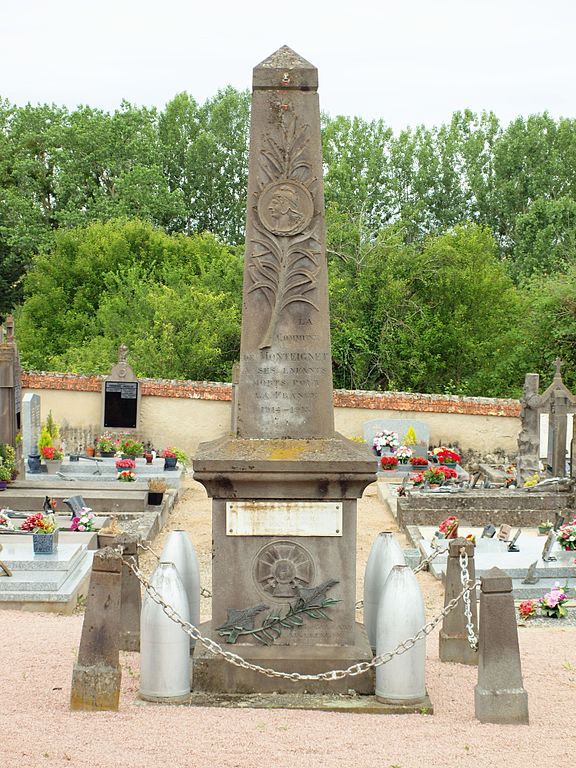 Monument Eerste Wereldoorlog Monteignet-sur-l'Andelot