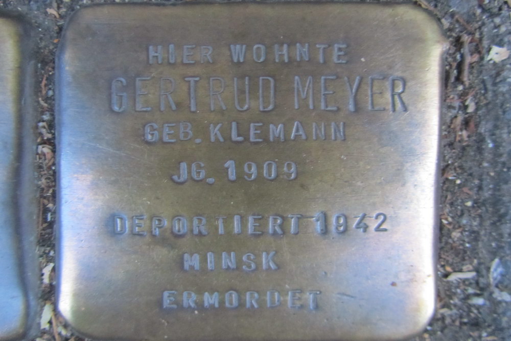 Stolpersteine Silvanstraße 15 #3