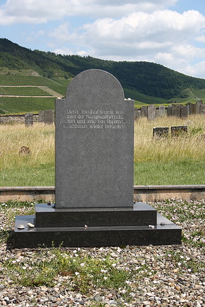 Oorlogsmonument Joodse Begraafplaats Rödelsee #3