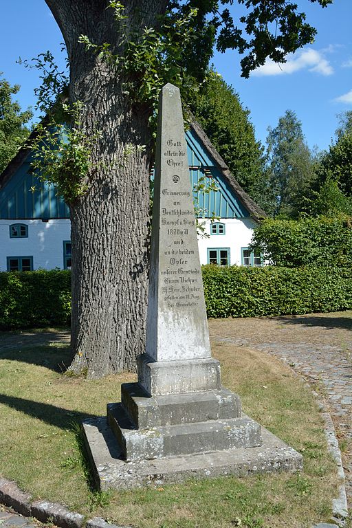 Monument Frans-Duitse Oorlog Borsfleth