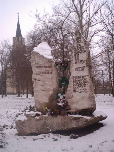 Oorlogsmonument Csorvás