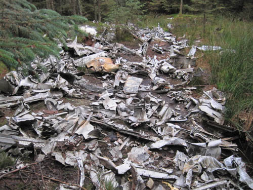 Crash Site & Wreckage Halifax Bomber Glendhu Hill #3