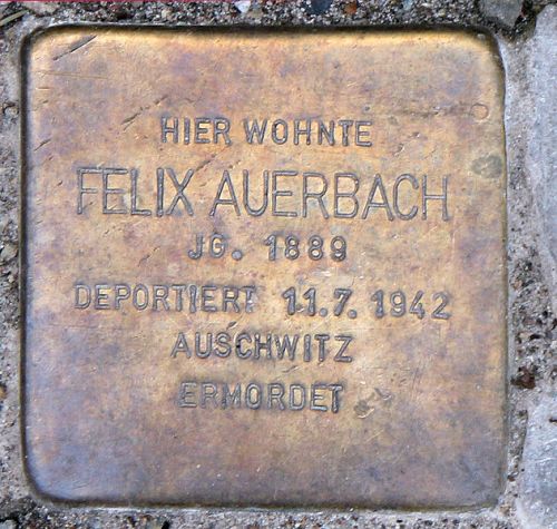 Stolpersteine Helmstedter Straße 24 #2